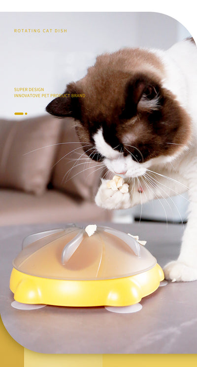Plato Interactivo para Gatos con Almacenamiento de Snacks y Entretenimiento - Image 8