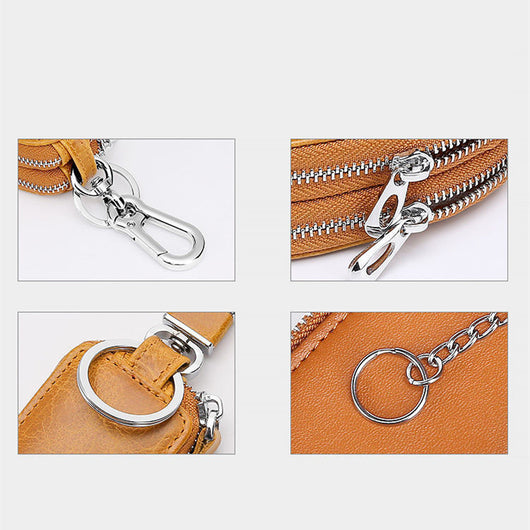Cartera Organizadora de Cuero para Llaves y Accesorios de Auto - Image 13
