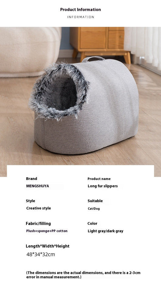 Nido Térmico para Gatos con Forro Polar - Saco de Dormir Cerrado Otoño e Invierno - Image 16