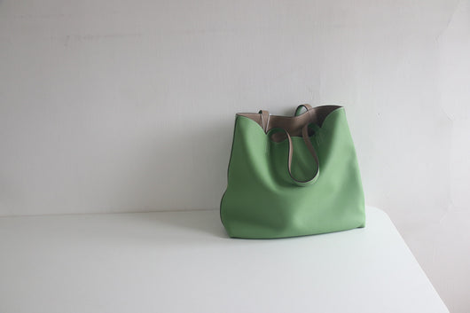 Bolso Grande de Cuero Genuino Doble Cara para Mujer - Image 14
