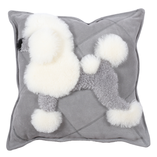 Almohada Decorativa Perro Cartoon en Cuero y Lana - Image 14