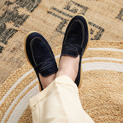 Mocasines de Ante para Hombre con Punta Redonda - Image 5