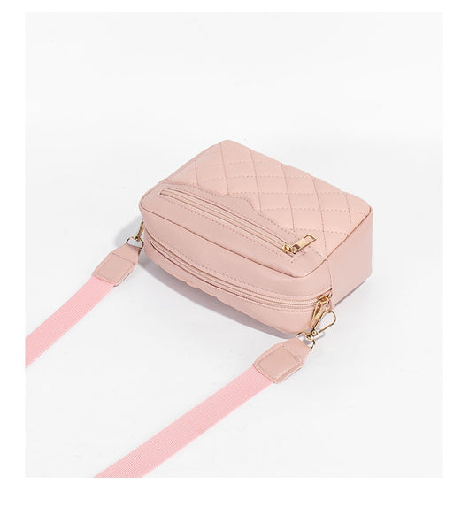 Bolso Bandolera Cuadrado Pequeño con Bordado y Tirador Lateral para Mujer - Image 26