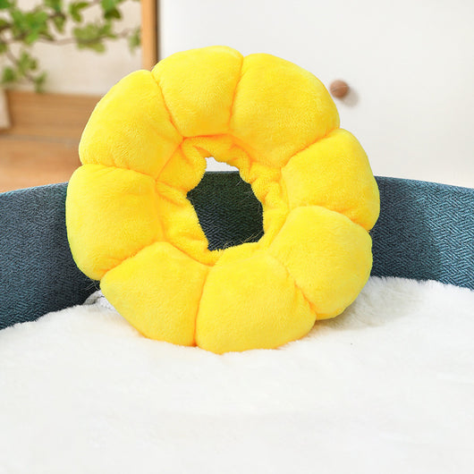 Collar Isabelino Ajustable para Mascotas Pequeñas - Cono de Recuperación Postquirúrgico Diseño Girasol - Image 11