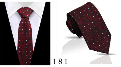 Corbata Casual Ejecutiva de Poliéster Jacquard para Hombre - Image 42