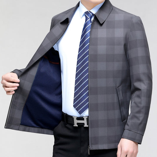 Blazer Cuadros Solapa Americana Ejecutivo Casual - Image 2