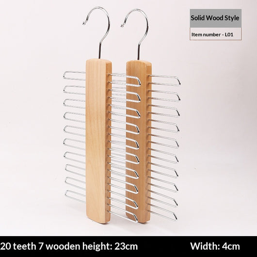 Perchas de Madera Maciza Antideslizantes para Ropa Interior - Image 9