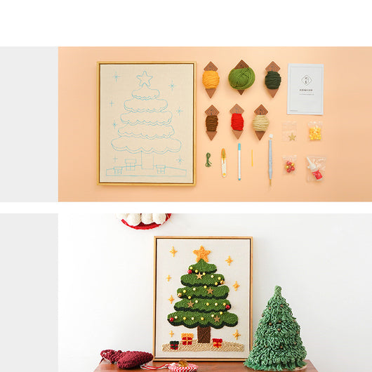Kit de Bordado Navideño con Sello Ruso - Paquete DIY para Bordado a Mano - Image 6