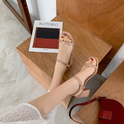 Sandalias Tacón Alto Grueso para Verano - Comodidad Diaria - Image 8