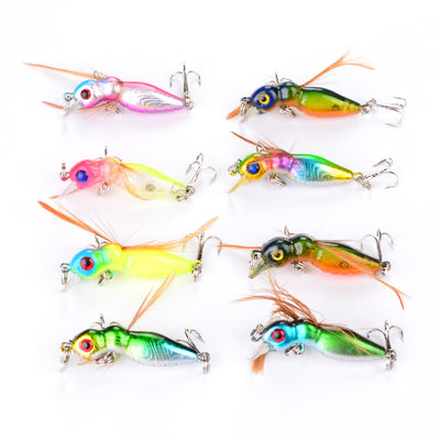 Señuelo de Pesca Little Bee 4.5cm - Atractor de Peces de Alta Efectividad