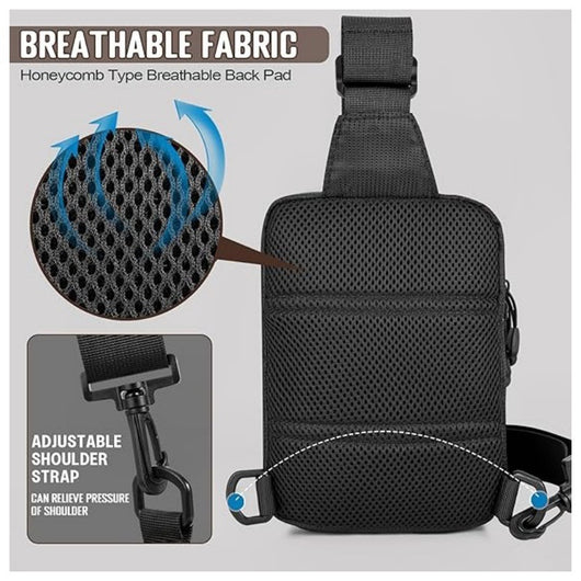 Bolsa Táctica Cross Body Deportiva para Ciclismo y Actividades Outdoor - Image 8