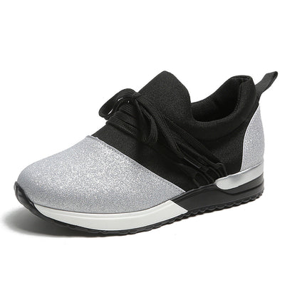 Tenis Casuales para Mujer con Estampado de Serpiente y Cordones - Image 6