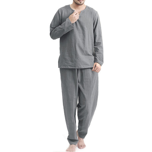 Pijama Casual Dos Piezas Transpirable y Holgado - Image 13
