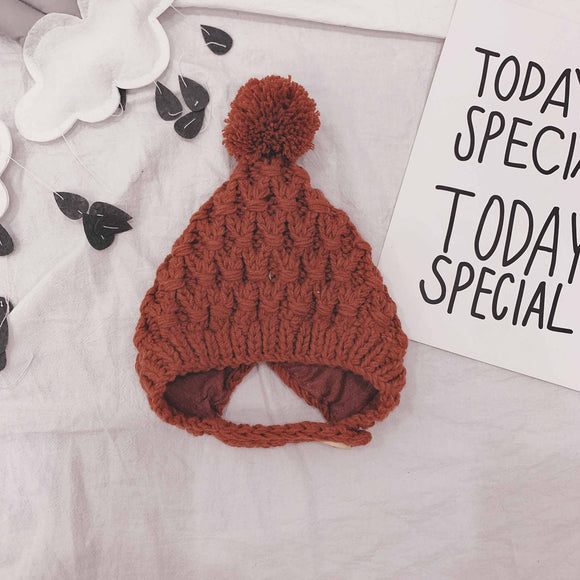 Gorro Tejido Bebé Estilo Vaquero Combinable