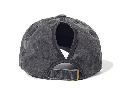 Gorra de Béisbol Ajustable con Agujero para Coleta - Image 3
