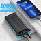 Cargador Solar Portátil Resistente al Agua con Cable