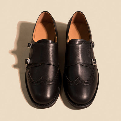 Zapatos de Cuero Estilo Brogue Clásico Retro para Mujer - Image 2