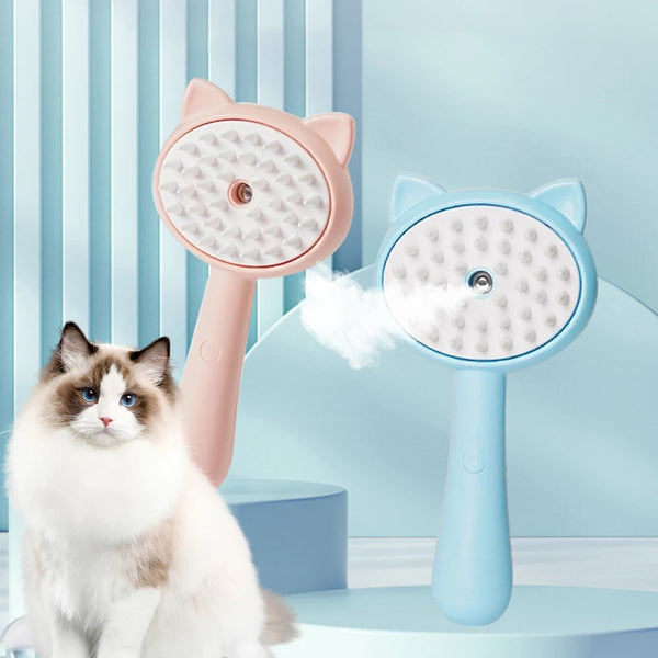 Cepillo de Aseo para Gatos y Perros con Niebla - Autolimpiable Recargable