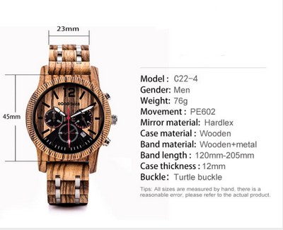 Reloj Casual de Madera para Hombre - Image 33