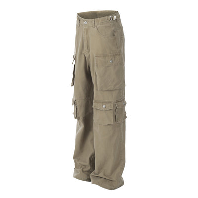 Pantalones Cargo Multibolsillos Americanos para Hombre - Image 7
