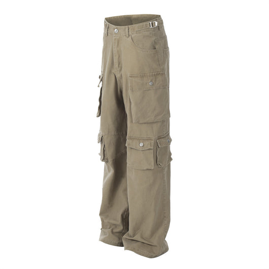 Pantalones Cargo Multibolsillos Americanos para Hombre - Image 7