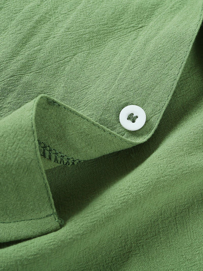 Camisa Casual de Playa para Hombre - Manga Corta Botones - Image 16