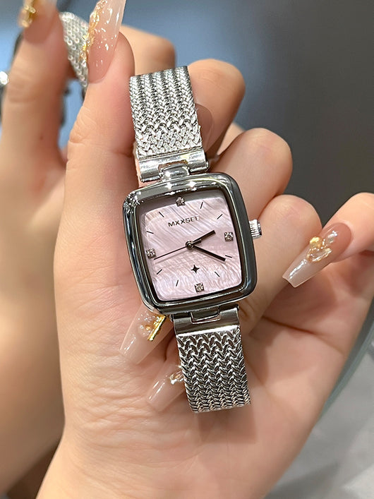 Reloj Cuadrado Retro Vintage para Mujer con Diseño Estrellado - Image 15