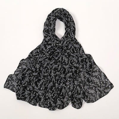 Pañuelo Ligero de Gasa Estampado Floral para Primavera y Verano - Image 9