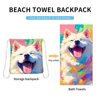 Toalla de Playa Transformable con Bolsa de Almacenamiento - Image 32