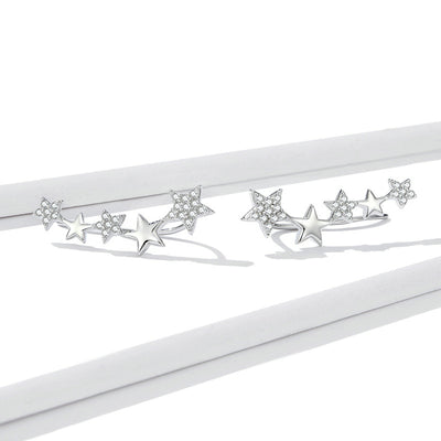 Aretes de Circonita Estrella Estilo Europeo y Americano - Image 4