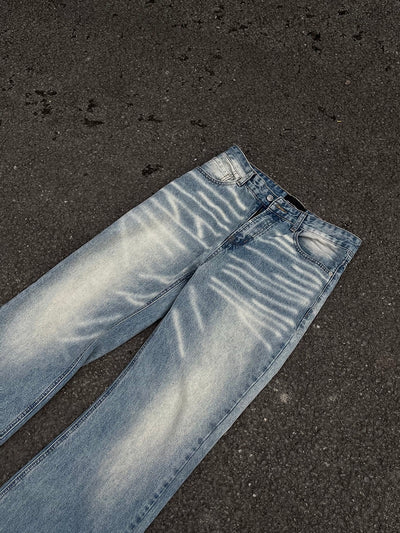 Jeans Vintage Azul Desteñido Estilo Americano para Hombre y Mujer - Image 11