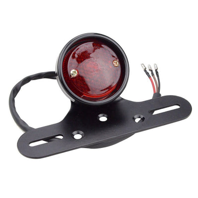 Faro Trasero Retro Metal Redondo para Motocicletas Modificadas - Image 6