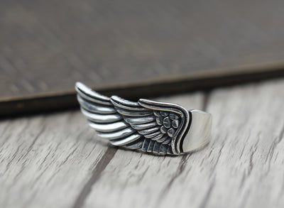 Anillo de Alas Personalizado Estilo Vintage - Image 16