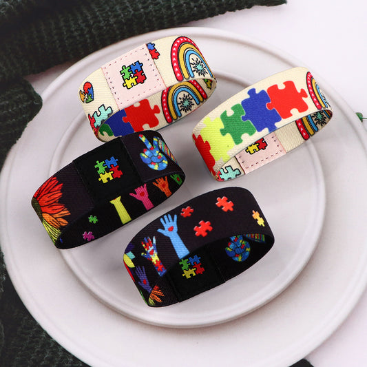 Pulsera Elástica Sensorial Colorida con Diseño Infantil - Lavable y Cómoda - Image 2