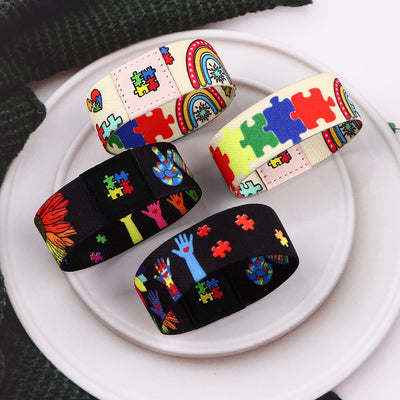 Pulsera Elástica Sensorial Colorida con Diseño Infantil - Lavable y Cómoda - Image 2
