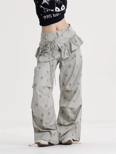 Pantalones Retro Anchos Estilo Americano para Mujer - Cleanfit - Image 3