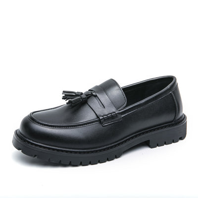 Zapatos de Cuero con Flecos para Hombre - Slip-on Versátil - Image 9
