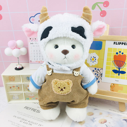 Muñeca Osita con Ropa Intercambiable - Regalo Perfecto para el Día de San Valentín