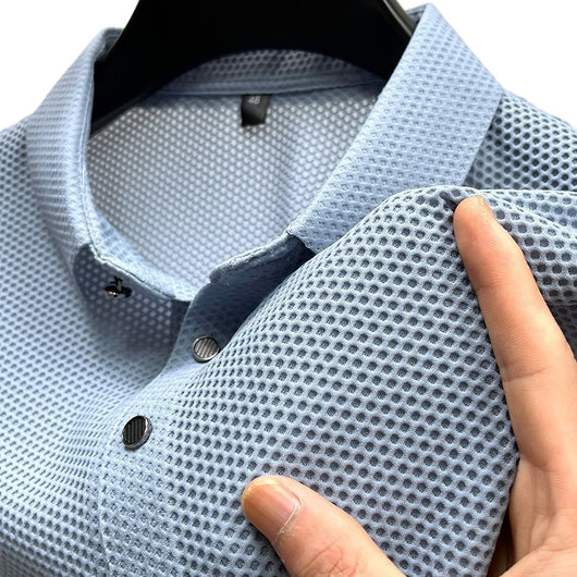 Camiseta Deportiva Ice Silk con Malla Transpirable para Hombre - Image 5