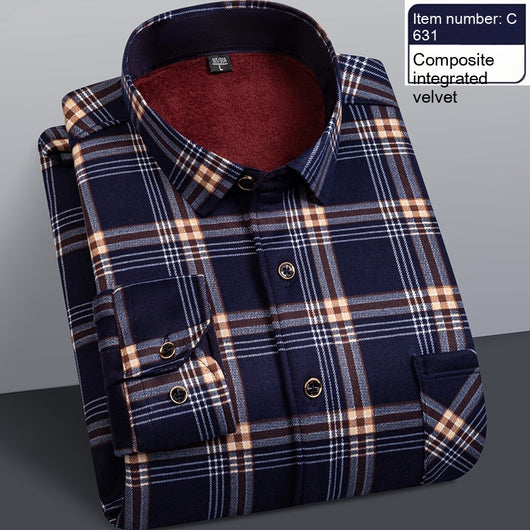Camisa Térmica Acolchada a Cuadros para Hombre - Image 8
