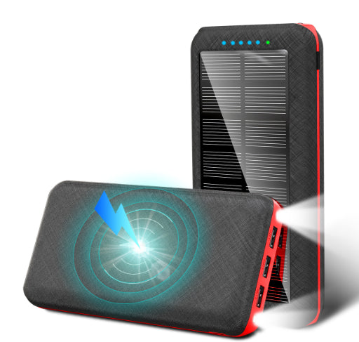 Cargador Solar Inalámbrico Qi Portátil con 3 Puertos USB - Compatible con iPhone, Samsung y Xiaomi - Image 7