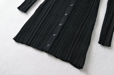 Vestido Ejecutivo para Mujer con Solapa y Cierre Simple - Image 18