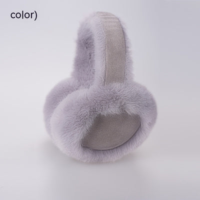 Orejeras Plegables de Felpa para Mujer - Abrigo Otoño e Invierno - Image 6
