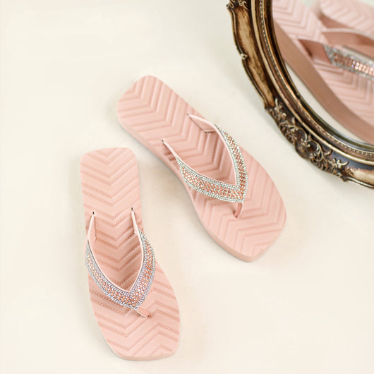 Sandalias Planas con Strass y Suela Gruesa Confort Total - Image 6