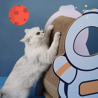 Nido Corrugado para Gatos Astronauta Grande con Tabla de Agarre - Image 13