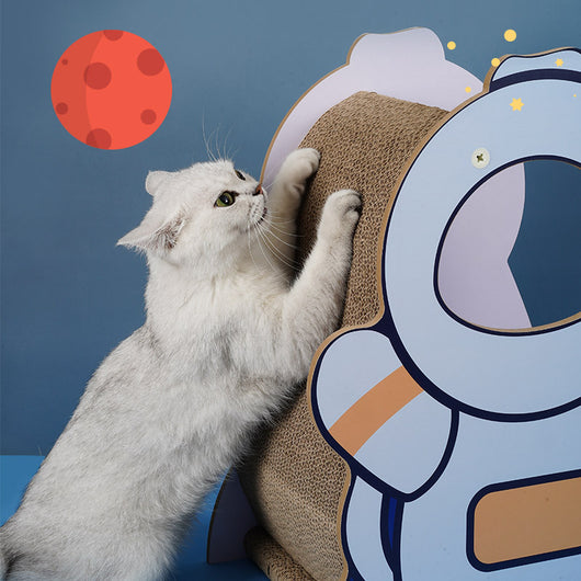 Nido Corrugado para Gatos Astronauta Grande con Tabla de Agarre - Image 13