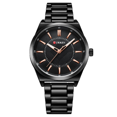 Reloj Empresarial Impermeable para Hombre con Cierre de Barra - Image 3