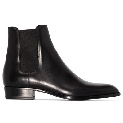 Botas Martin de Cuero Genuino Estilo Británico Punta Afilada para Hombre - Image 2