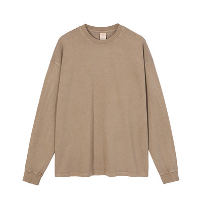 Camiseta Vintage Lavada Oversized de Manga Larga Premium - Image 5