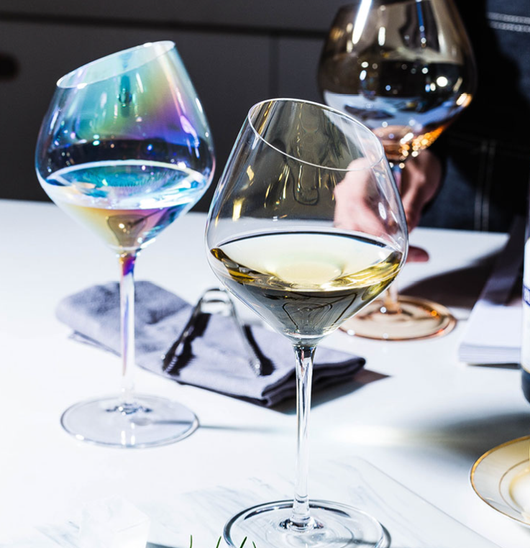 Copa de Vino Cristal Premium con Boca Oblicua - Juego de Copas para Vino Tinto y Champagne - Image 6